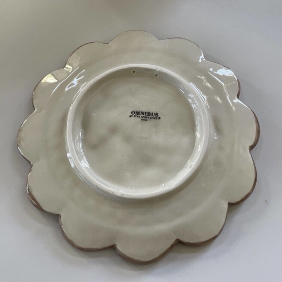 Omnibus by Fitz and Floyd Thanksgiving Canape Plate‎ 2050/452 Harvest Fall Decor - Picture 3 of 12